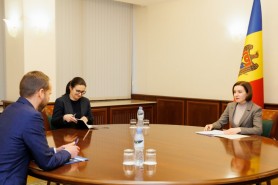 Maia Sandu a avut o întrevedere cu Ambasadorul UE, Jānis Mažeiks. Despre ce au discutat